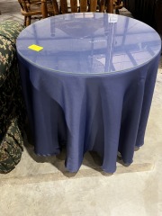 Round table w\/ glass