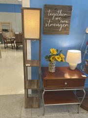 Modern Floor Lamp Shelf