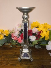 Candle stick w\/ mirror features