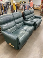 Emerald Leather LaZBoy Recliner Loveseat (Each)