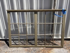 18-Pane Picture Wood Window 70-1\/2\