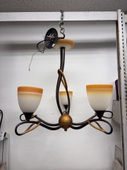 Early 2000s-esque Bronze Chandelier