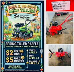 $2 Raffle Ticket($1) for Tiller