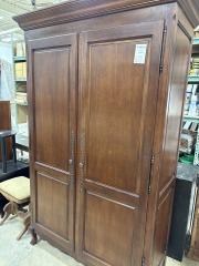 Dark Wood contemporary bedroom Armoire\/ Wardrobe