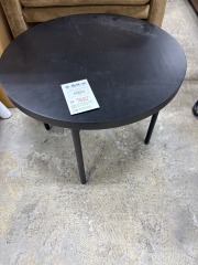 SMall round modern accent table