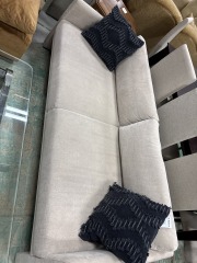 Taupe two seater modern Sofa