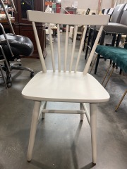Grey Spindle Chair