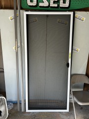 White Sliding Screen Door 35-1\/2\