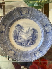 French Antique Dinner Plate