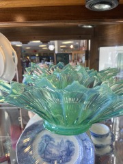 Vtg Fostoria Irridescent Centerpiece