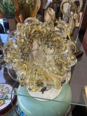 Murano Gold Fleck Bowl