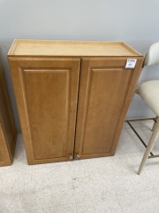 Oak Double Upper Cabinet