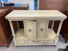 Off White Dropleaf Server