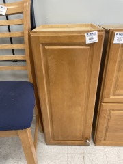 Oak Single Upper Cabinet