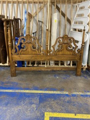 Vintage Pirate Style King Headboard
