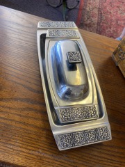 MCM Chrome Bread & Butter Service Set