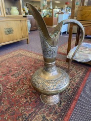Persian 19th Century Hammered Copper Ewer