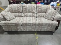 Tan & Off white sofa    3067