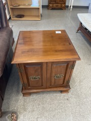 2 Door End Table