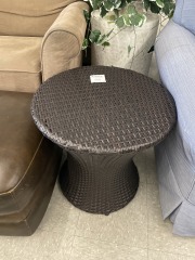 Wicker Side Table