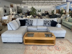 Lt. Grey U Shape Sectional