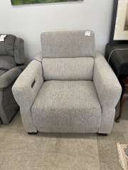 Off White Electric Recliner