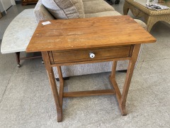 Tall Pine End Table