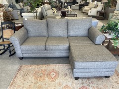 Small brown sectional