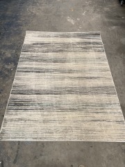 GREY \/BLUE 5x7ft Rug