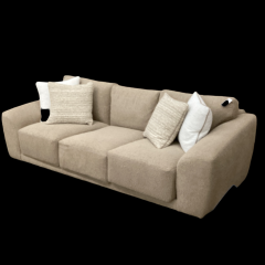 Light Brown Bernhardt Fuzzy Wuzzy Sofa