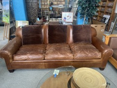 Ralph Lauren Leather Sofa