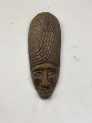 Vintage Hand Carved African Mask