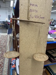 Vintage Rattan Scales