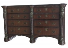 Dresser Empire-style furniture by the Pulaski Furniture Corporation
