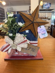 Patriotic Hat Shelf-Sitter