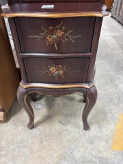 French Provincial Style 2-Drawer Chest