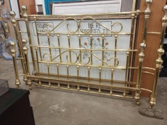 Brass Metal Bed Frame