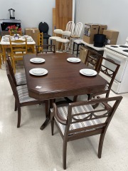 Antique Table\/Chair Set
