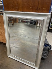 Embellished Silver Mirror (Each) (23x31)
