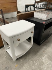 Stanley White Nightstand