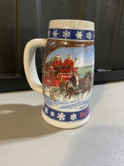 1995 Budweiser Holiday Stein