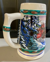 1993 Vintage Budweiser Holiday Stein Collection
