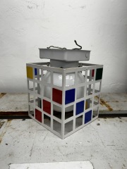 Vintage Mondrian Cube Light