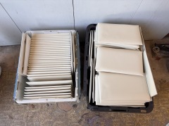 Faux-Leather Cream Wall Panels