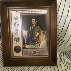 framed collectible set titled \