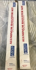 2 boxes AFCO Industries Aluminum Baluster Kits
