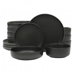 3313 BLK8 | GIBSON Elite Pasco 16-Piece Dinner Set