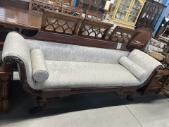 Antique Clawfoot Sofa
