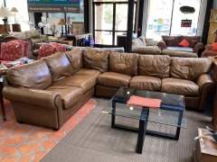 Leather Sectional Couch