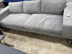 Grey CHenille Modern sofa